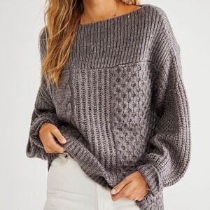 Free People New Dream Pullover Knit Sweater NWOT